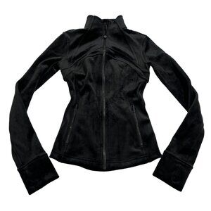 Lululemon Define Jacket Velvet in Black